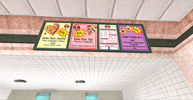 Los tres combos de la Pizzería Corazón de Pizza