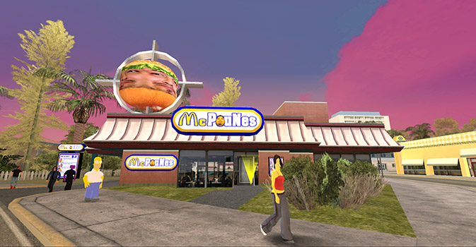 El local del McPouNes en el barrio Black Paul