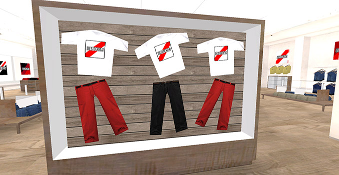Ropa en echibición en DesideRita