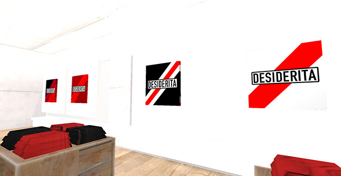 Carteles con colores de River en DesideRita