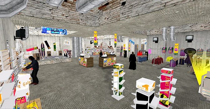 El interior del local de Freddie Not Dead