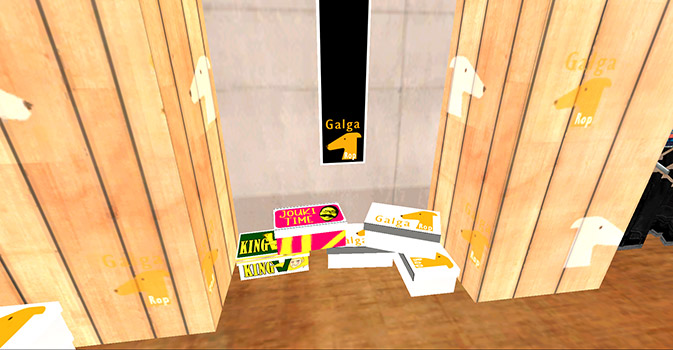 Cajas de zapatillas de distintas marcas en Galga Rop