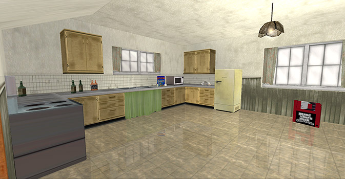 La cocina de la Casa de Coffe