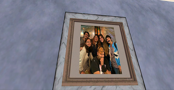 Foto enmarcada en la Casa de Coffe