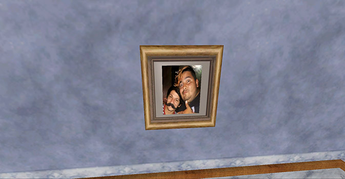 Foto enmarcada en la Casa de Coffe