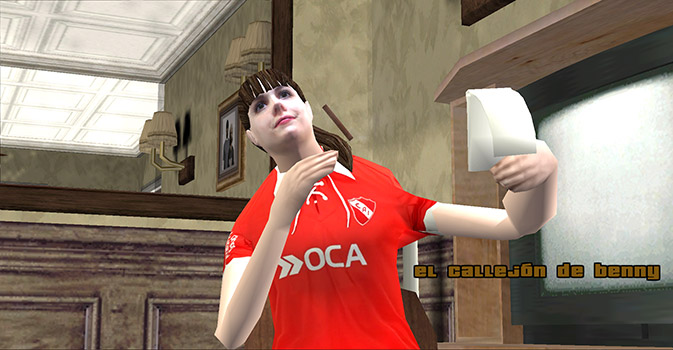 La Tana Lamorte jugando un juego con sus amigos