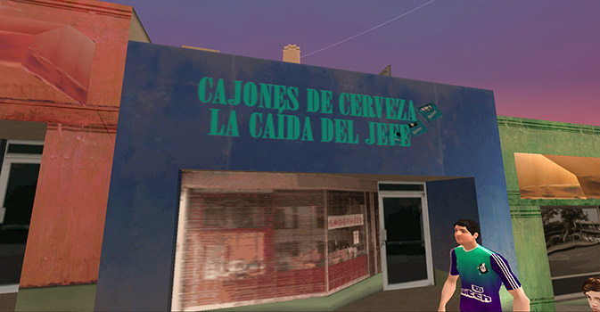 Cajones de Cerveza La Caída del Jefe