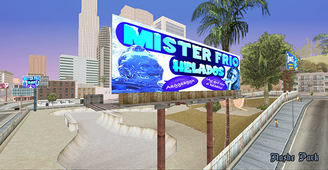 Publicidad de Helados Mister Frío