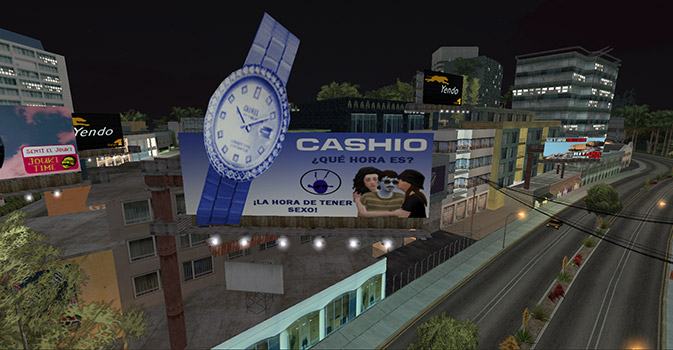 Publicidad de Relojes Cashio