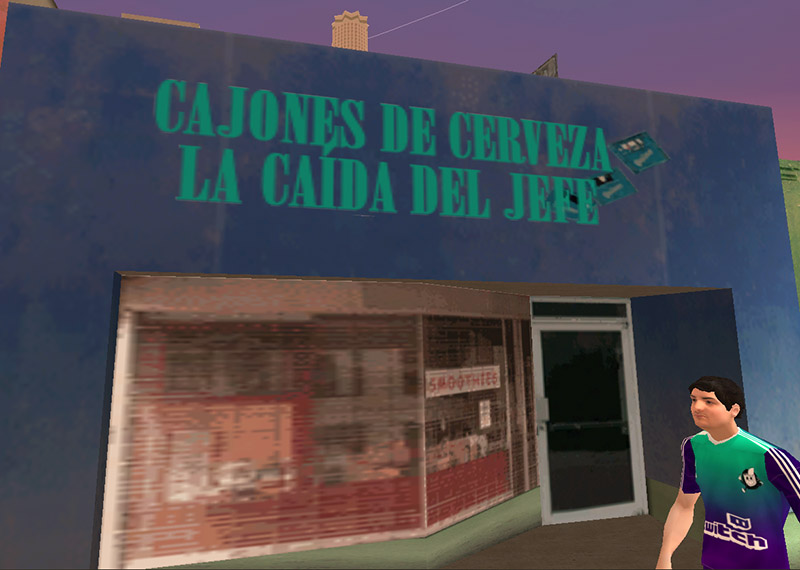 captura de Cajones de Cerveza La Caída del Jefe