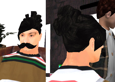 captura del corte de pelo de Noelia Pompa