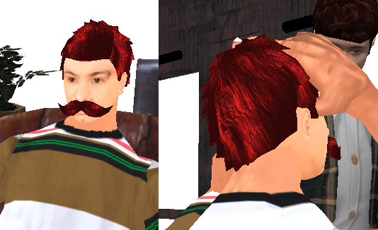 captura del corte de pelo de Enzombie rojo
