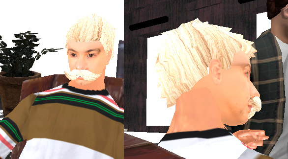 captura del corte de pelo de Enzombie rubio