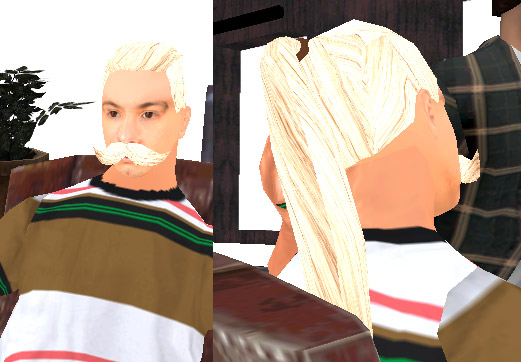 captura del corte de pelo de Voglinn rubio