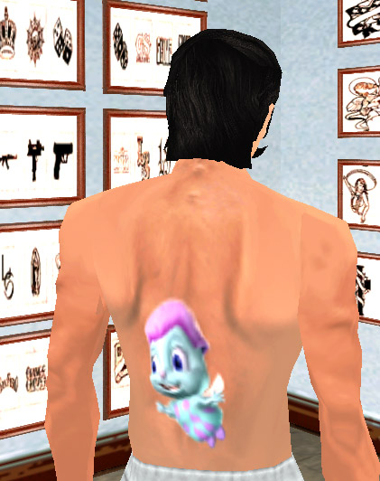 captura del tatuaje Bibel