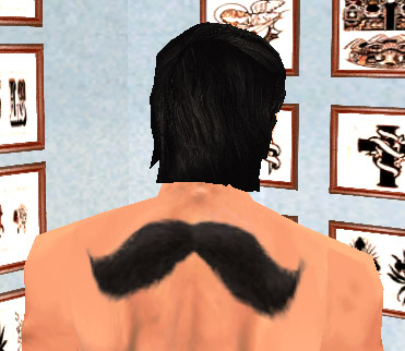 captura del tatuaje Bigote