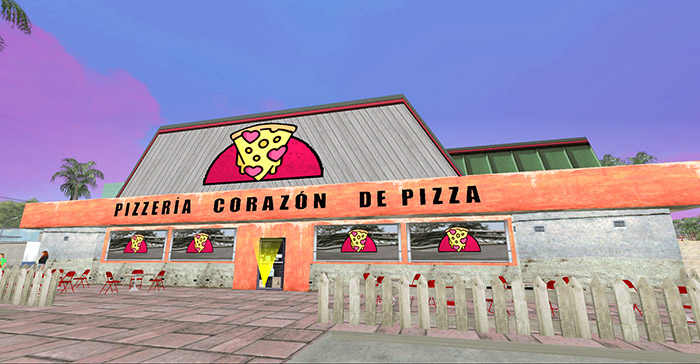 imagen del local de Pizzería Corazón de Pizza visto desde afuera