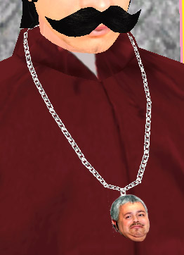 captura de Coffe probándose el collar pou nes titi