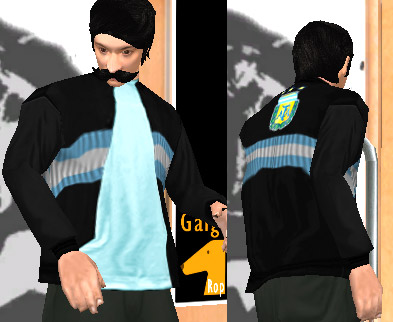captura de Coffe probándose la Campera Argentina