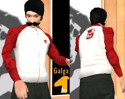 captura de Coffe probándose la Campera Galga Rop