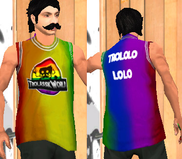 captura de Coffe probándose la Musculoca Trollassic Park