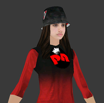 foto del modelo 3D de Cande Ri con fondo gris