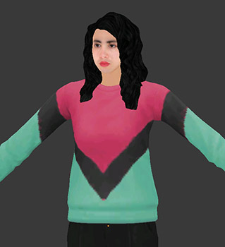 foto del modelo 3D de FatiV13 con fondo gris