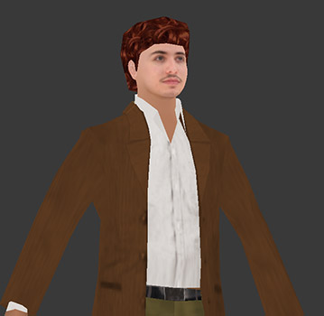 foto del modelo 3D de Matt Verona con fondo gris