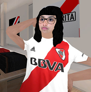 foto de Rita en su local de ropa Desiderita